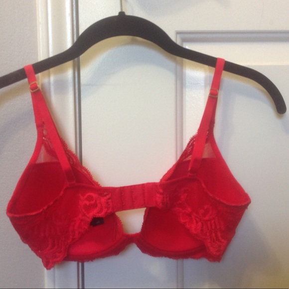 Red Natori feathers bra - NWOT - Picture 2 of 4